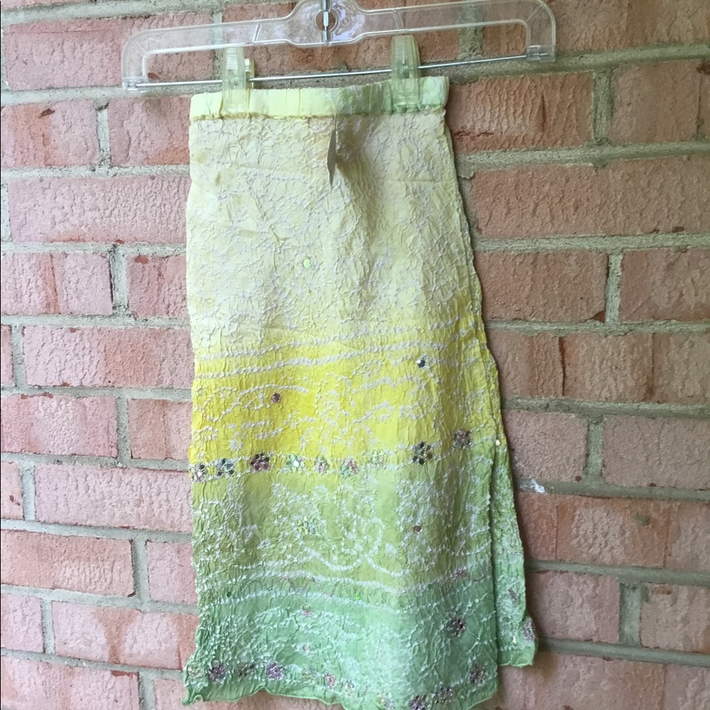 -Classy bandhini silk skirt